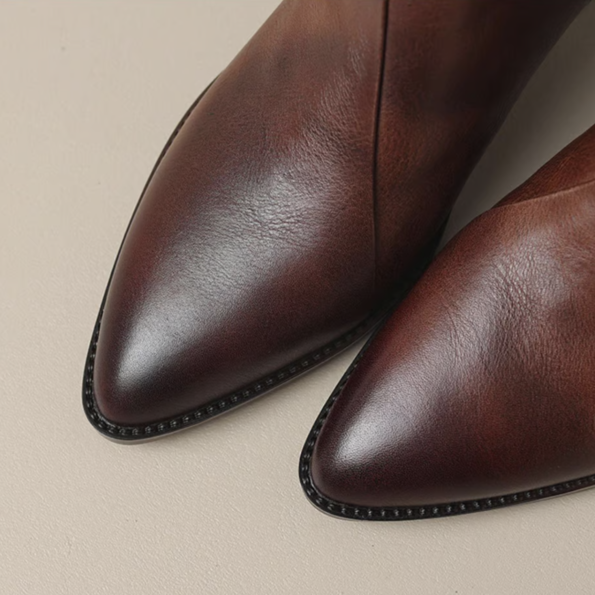 Bottines Élégantes en Cuir