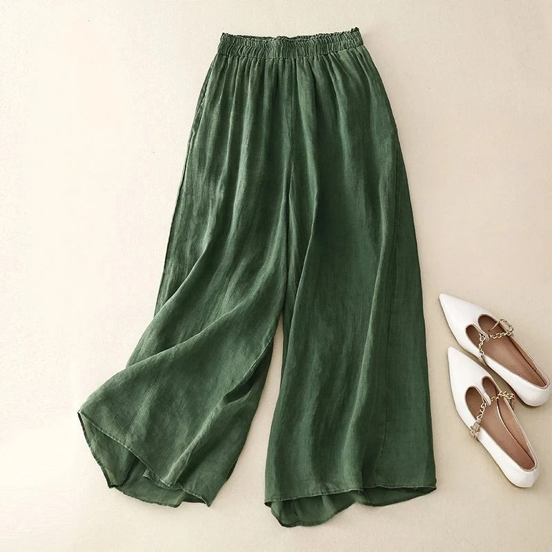 PANTALONS EN LIN ÉLÉGANTS