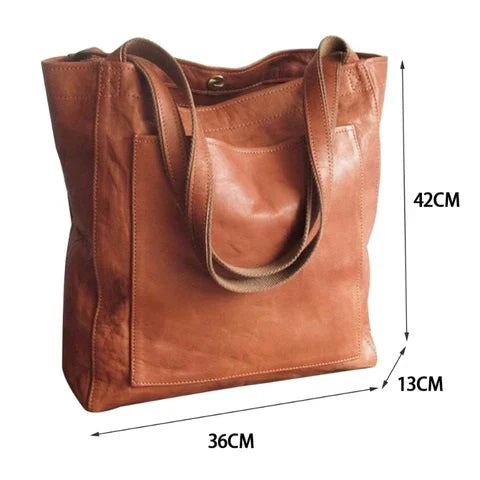 Cabas en cuir authentique Signature