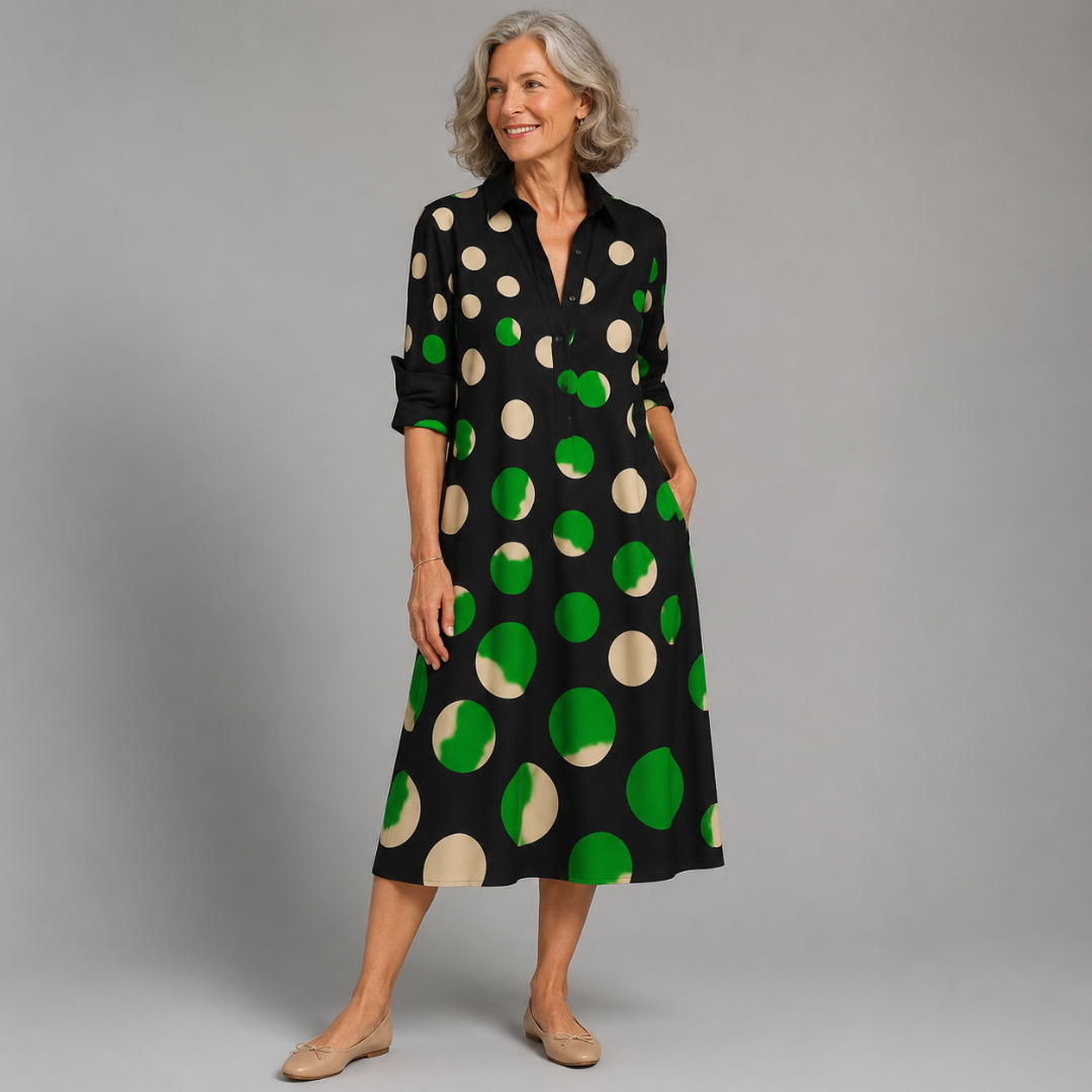 Naomi | Robe midi soignée et élégante