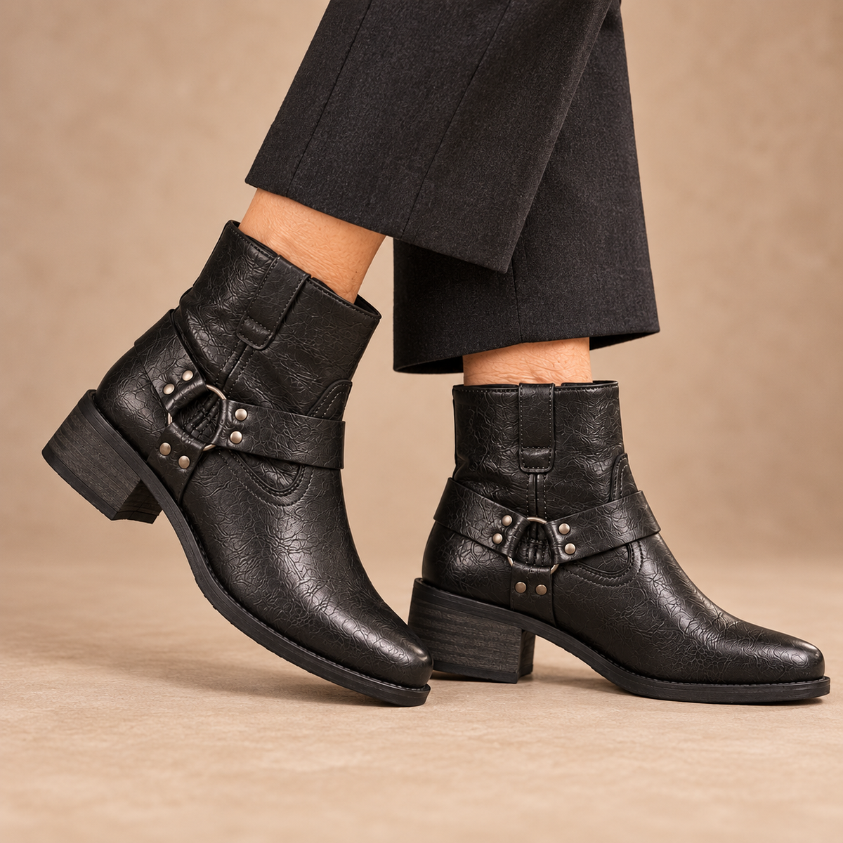 Matthias | Bottines Chelsea élégantes en cuir véritable de qualité