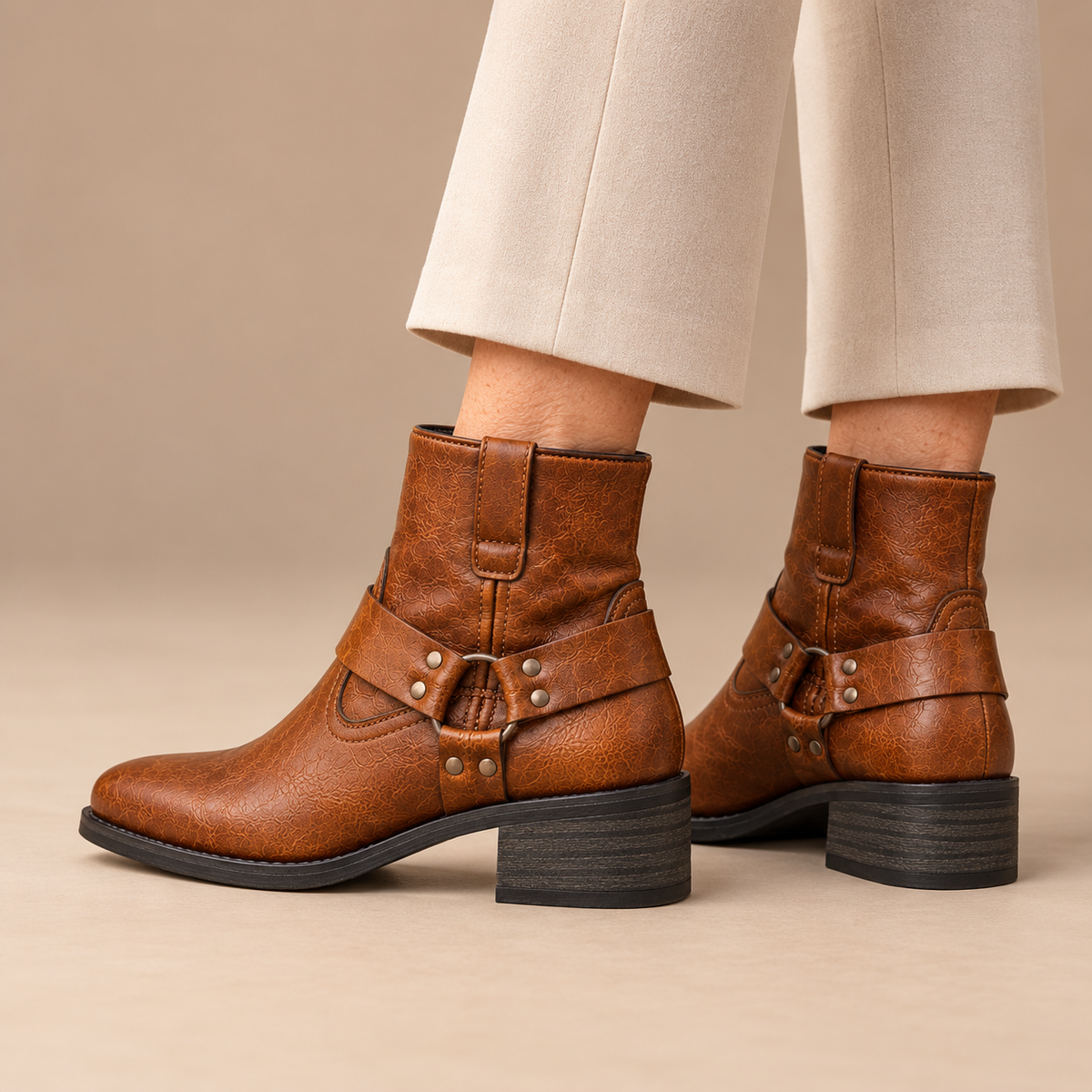 Matthias | Bottines Chelsea élégantes en cuir véritable de qualité