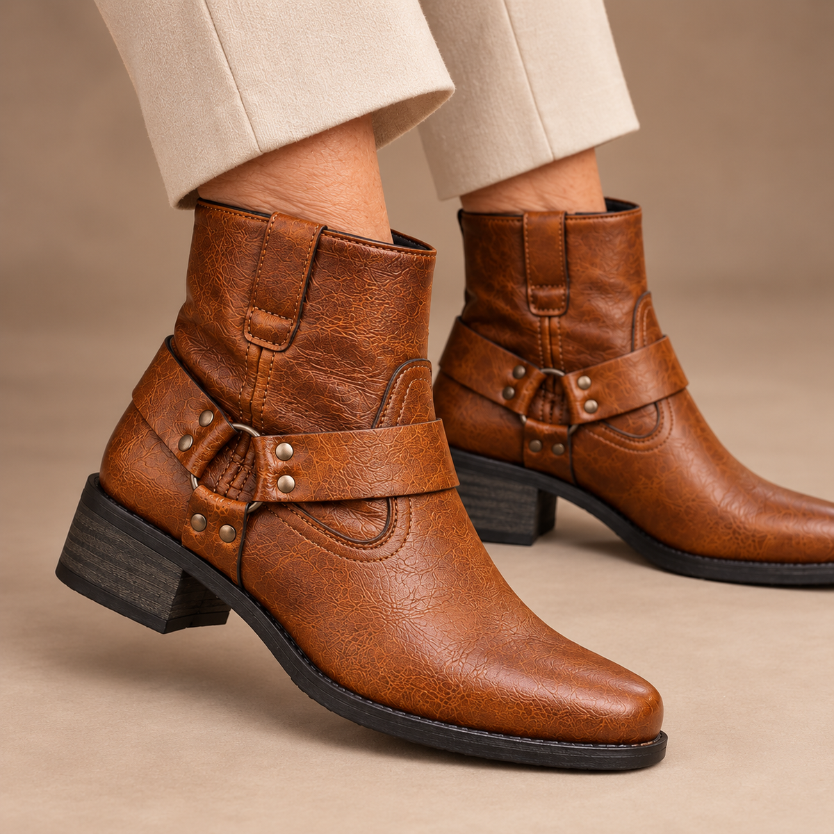 Matthias | Bottines Chelsea élégantes en cuir véritable de qualité