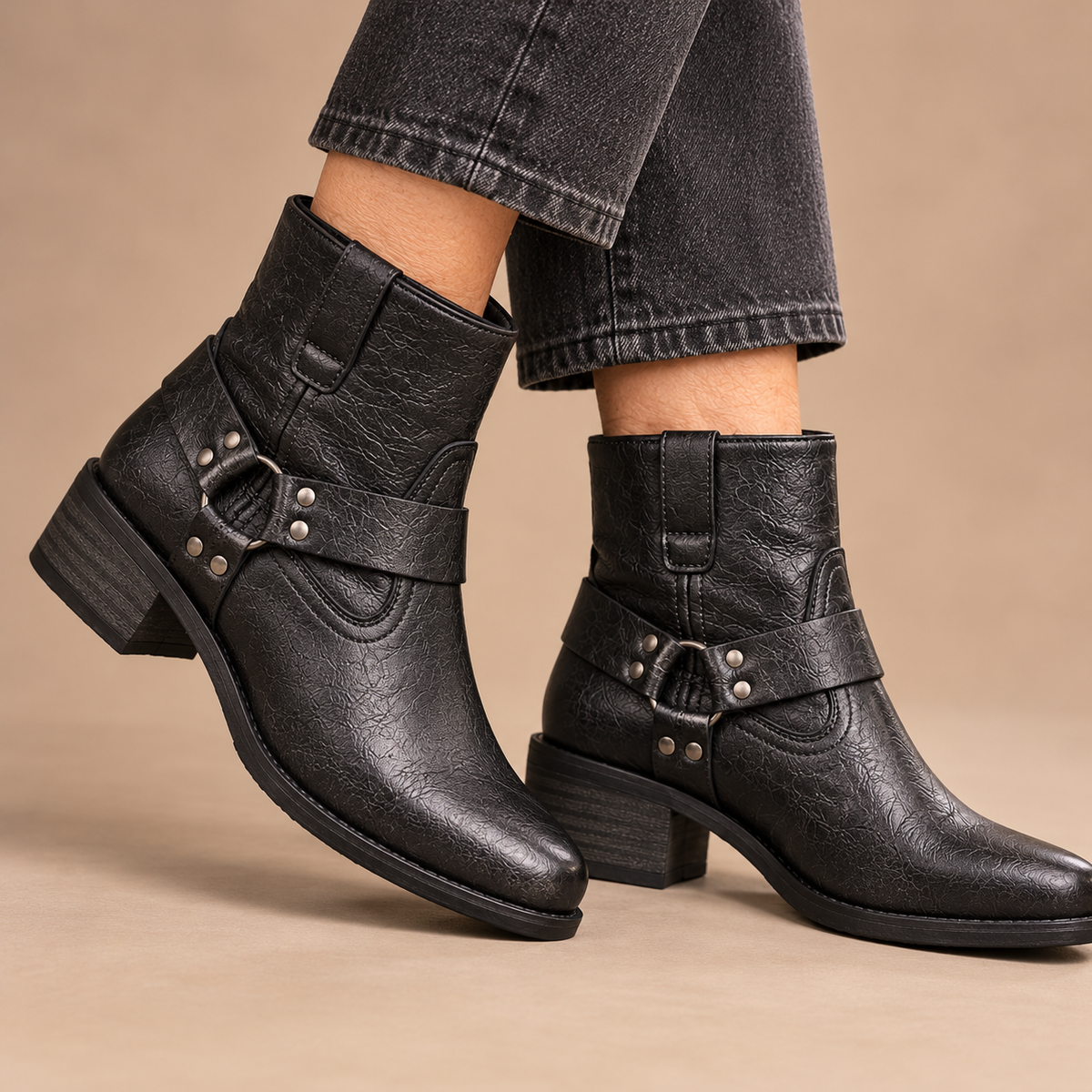 Matthias | Bottines Chelsea élégantes en cuir véritable de qualité