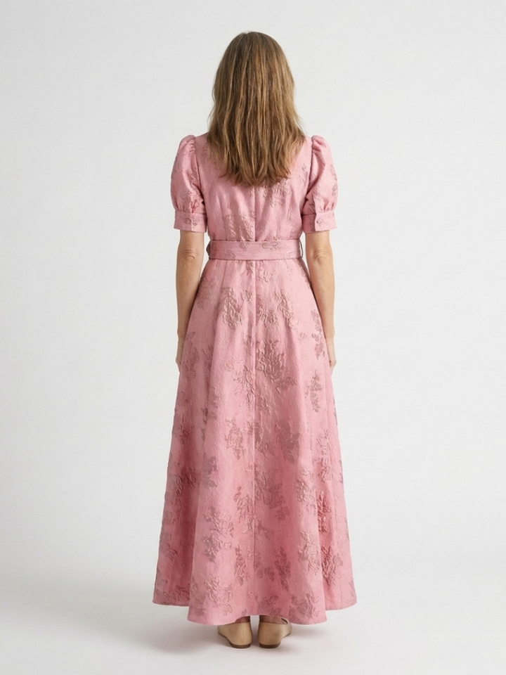 Robe chemise maxi florale Xanthea