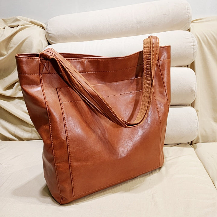 Cabas en cuir authentique Signature