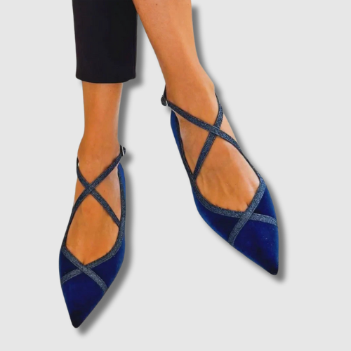 Noëlle™ | Mocassins Chic Bleu Marine