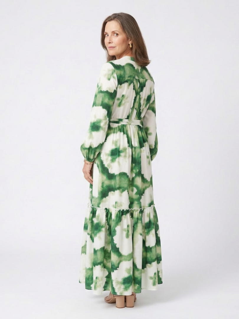 Robe Maxi à Manches Longues Sabine
