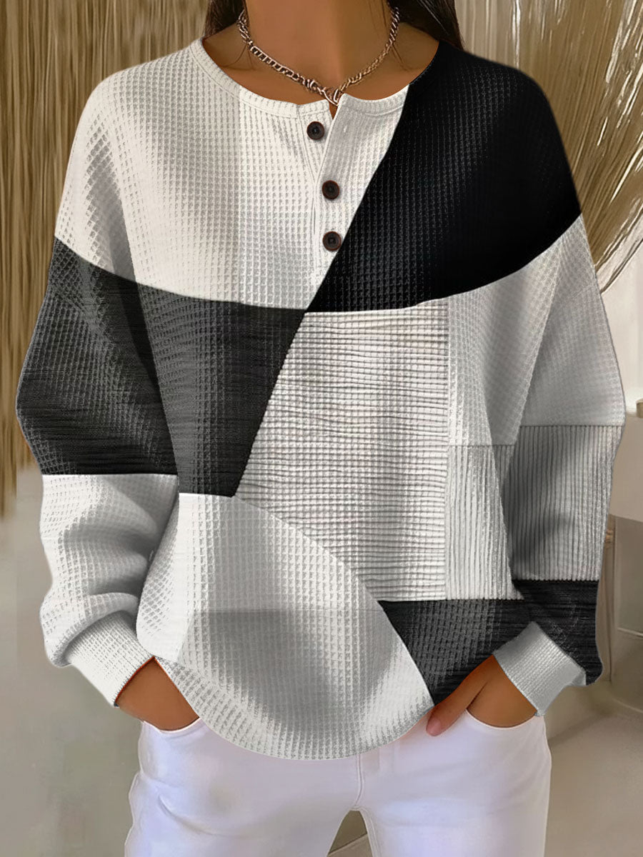 Margaux | Pull patchwork chaud et doux