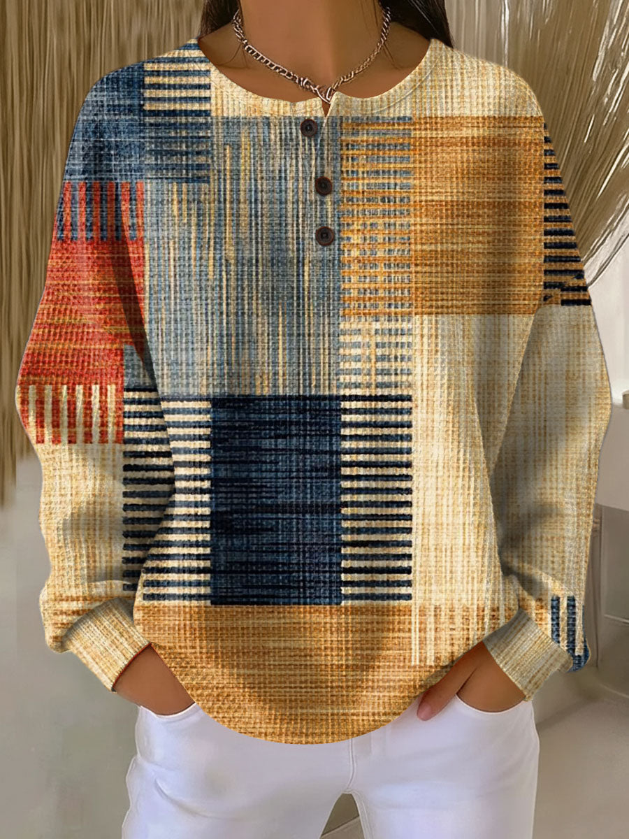 Margaux | Pull patchwork chaud et doux