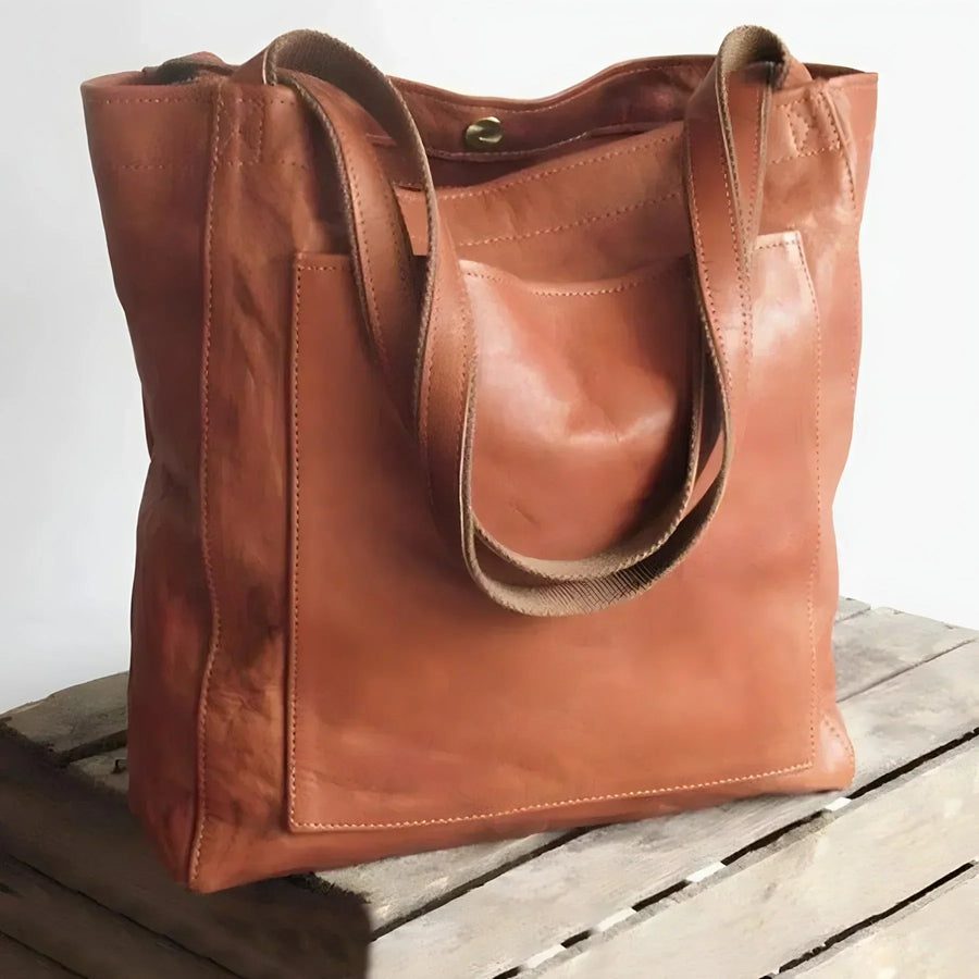 Cabas en cuir authentique Signature