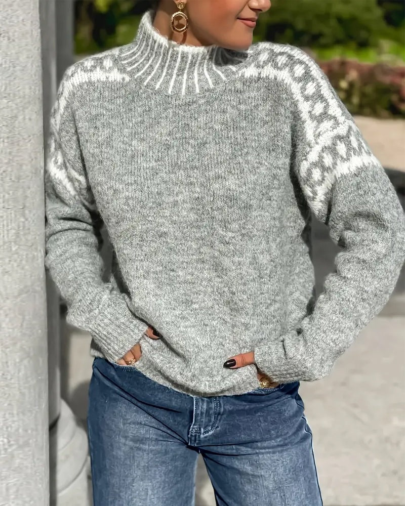 Margaux | Pull patchwork chaud et doux