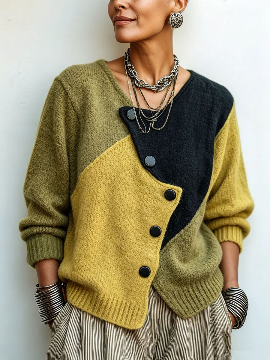 Weston™ | Pull en Maille Color-Block